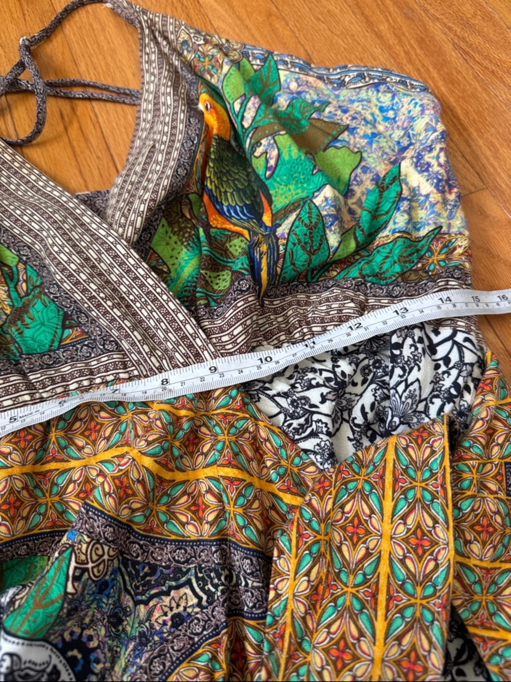 FARM Rio Green Multi Tropical Mini Dress - Picture 14 of 14
